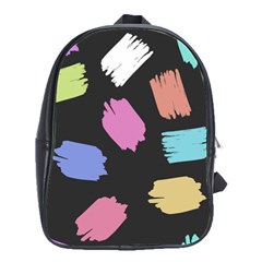 Many Colors Pattern Seamless School Bag (large)