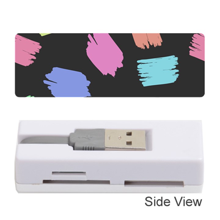 Many Colors Pattern Seamless Memory Card Reader (Stick)
