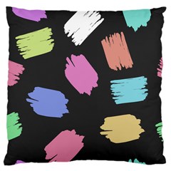 Many Colors Pattern Seamless Large Cushion Case (one Side)