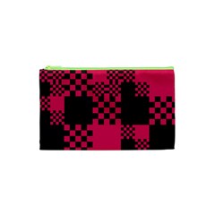 Cube Square Block Shape Cosmetic Bag (xs)