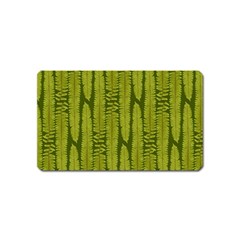 Fern Texture Nature Leaves Magnet (name Card)