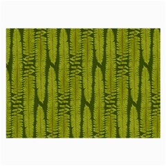 Fern Texture Nature Leaves Large Glasses Cloth