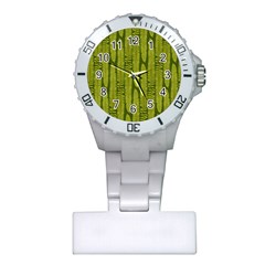 Fern Texture Nature Leaves Plastic Nurses Watch