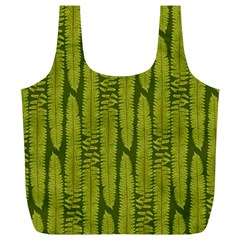 Fern Texture Nature Leaves Full Print Recycle Bag (xl)