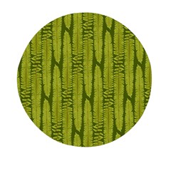 Fern Texture Nature Leaves Mini Round Pill Box by Dutashop