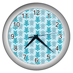 Sea Turtle Sea Animal Wall Clock (silver)
