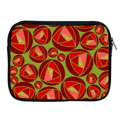 Abstract Rose Garden Red Apple Ipad 2/3/4 Zipper Cases by Dutashop