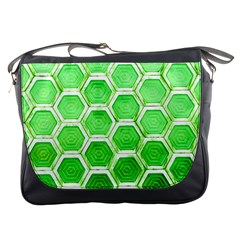 Hexagon Windows Messenger Bag by essentialimage365