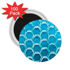 Hexagon Windows 2 25  Magnets (100 Pack)  by essentialimage365