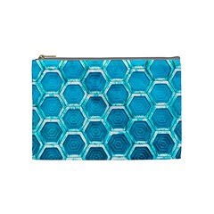 Hexagon Windows Cosmetic Bag (medium) by essentialimage365