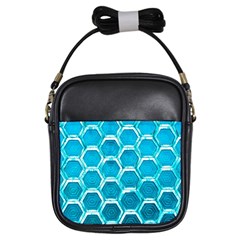 Hexagon Windows Girls Sling Bag by essentialimage365