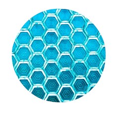 Hexagon Windows Mini Round Pill Box by essentialimage365