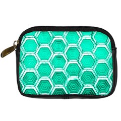 Hexagon Windows Digital Camera Leather Case by essentialimage365