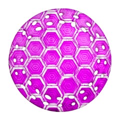Hexagon Windows Ornament (round Filigree) by essentialimage365