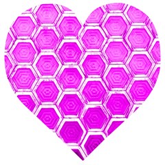 Hexagon Windows Wooden Puzzle Heart by essentialimage365