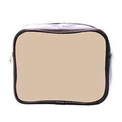 Frosted Almond Mini Toiletries Bag (one Side) by FabChoice
