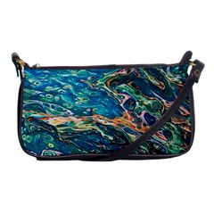 Oceanic Mircoscope  Shoulder Clutch Bag by BrenZenCreations