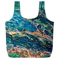 Oceanic Mircoscope  Full Print Recycle Bag (xxxl) by BrenZenCreations