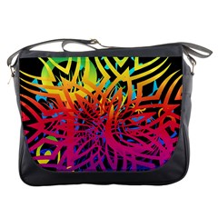Abstract Jungle Messenger Bag