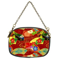Floral Abstract Chain Purse (one Side) by icarusismartdesigns