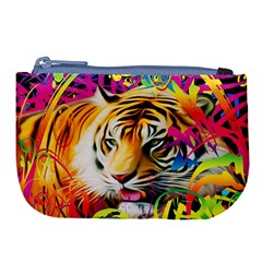 Tiger In The Jungle Large Coin Purse