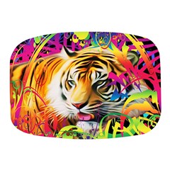 Tiger In The Jungle Mini Square Pill Box