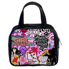 Girl Power Empowerment Classic Handbag (two Sides)