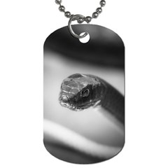 Black And White Snake Dog Tag (two Sides) by ExtraGoodSauce