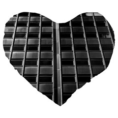 Urban Environment Large 19  Premium Heart Shape Cushions by ExtraGoodSauce