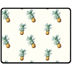 Pineapples Fleece Blanket (medium)  by goljakoff