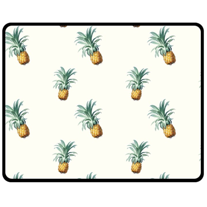 Pineapples Fleece Blanket (Medium) 