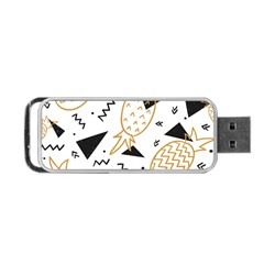 Golden Pineapples Portable Usb Flash (one Side) by goljakoff