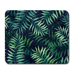 Green Leaves Large Mousepads by goljakoff