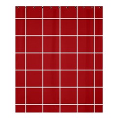 Red Buffalo Plaid Shower Curtain 60  X 72  (medium)  by goljakoff