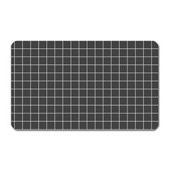 Gray Plaid Magnet (rectangular) by goljakoff