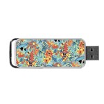 Flowers and butterfly Portable USB Flash (Two Sides) Back