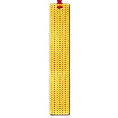 Yellow Knitted Pattern Large Book Marks by goljakoff