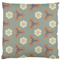 Flowers Leaves  Floristic Pattern Standard Flano Cushion Case (one Side) by SychEva