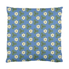 Flowers Leaves  Floristic Pattern Standard Cushion Case (one Side) by SychEva