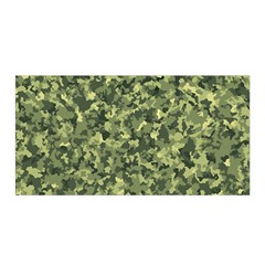Camouflage Green Satin Wrap