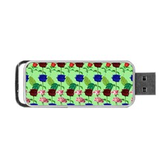 Rose Lotus Portable Usb Flash (two Sides) by Sparkle