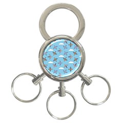 Birds In The Sky 3-ring Key Chain by SychEva