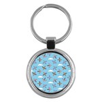 Birds in the sky Key Chain (Round) Front