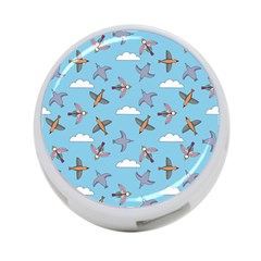 Birds In The Sky 4-port Usb Hub (two Sides) by SychEva