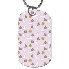 Birds In The Sky  Dog Tag (one Side) by SychEva