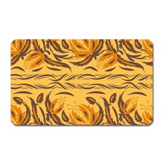 Folk Flowers Magnet (rectangular) by Eskimos