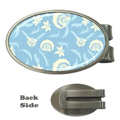 Blue Fantasy Money Clips (oval)  by Eskimos