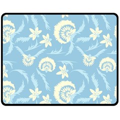 Blue Fantasy Fleece Blanket (medium)  by Eskimos