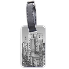 Aerial View Montevideo Uruguay Luggage Tag (one Side) by dflcprintsclothing