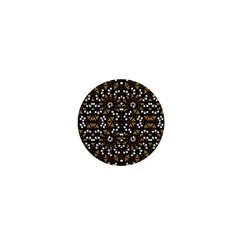 Modern Geometric Ornate Pattern 1  Mini Buttons by dflcprintsclothing